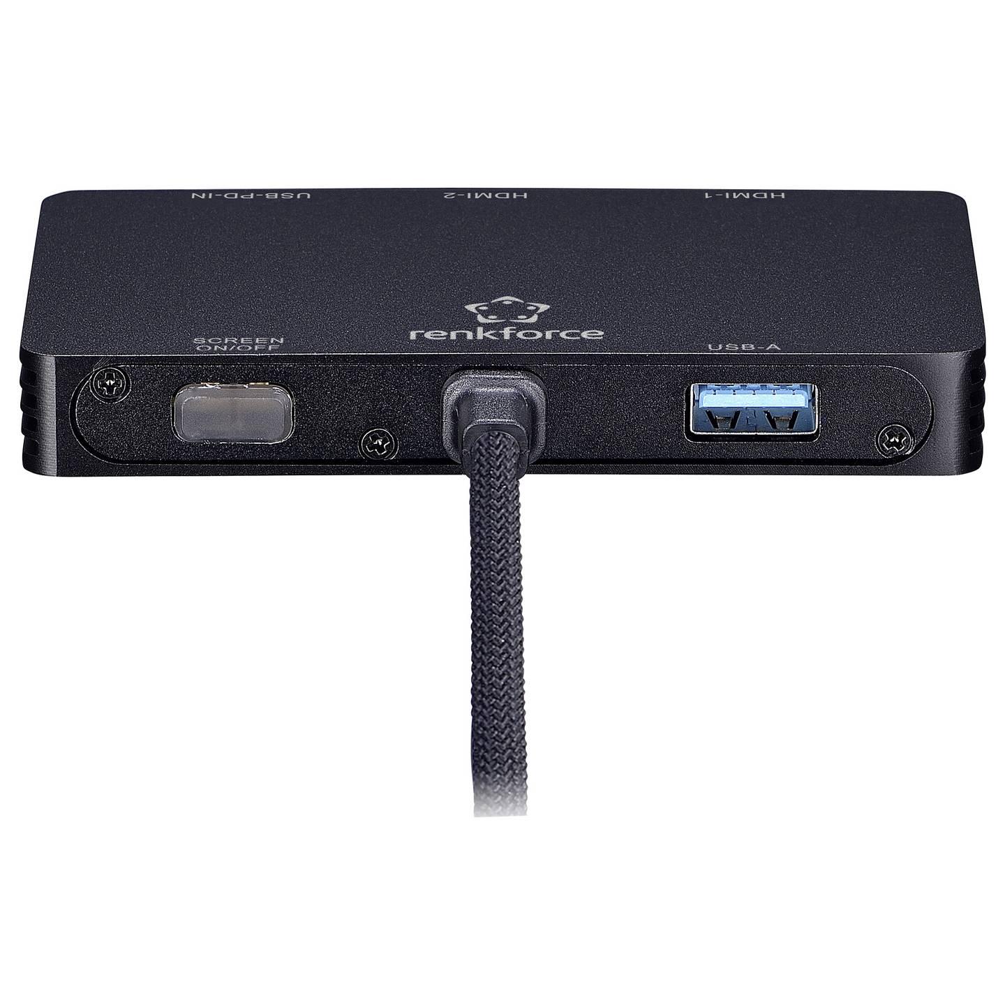 RENKFORCE RF-USBHA-480 4-IN-1 USB Hub Adapter mit 4 Ports für PC und Laptop - 4064161476384