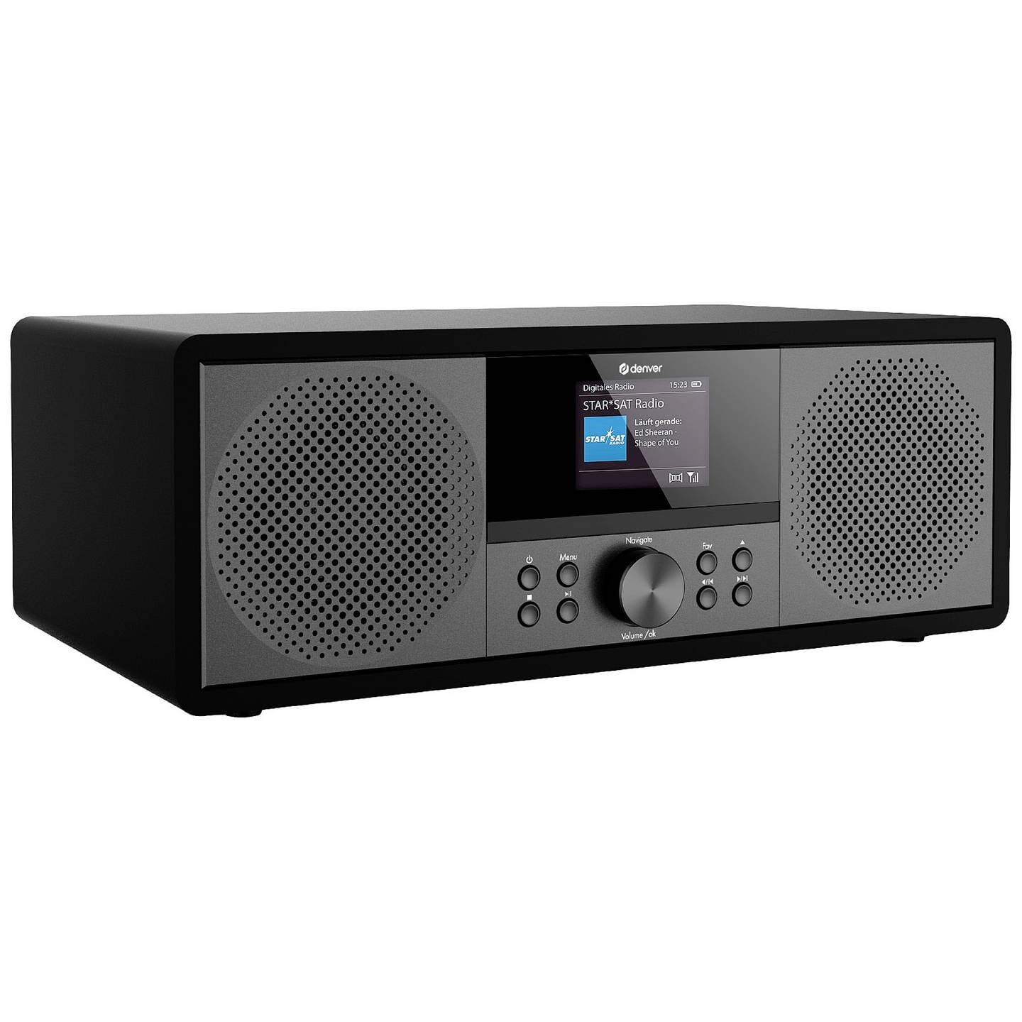 Denver MIR-270B Internet CD-Radio Internet DAB+ UKW AUX Bluetooth CD USB WLAN - 5706751063145