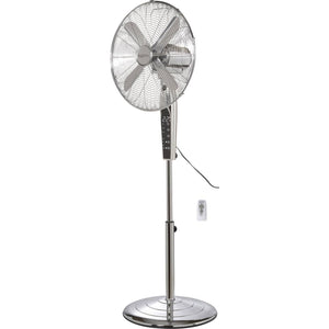 B-Ware Sygonix Standventilator Ventilator höhenverstellbar Oszillierend 50W Chrom