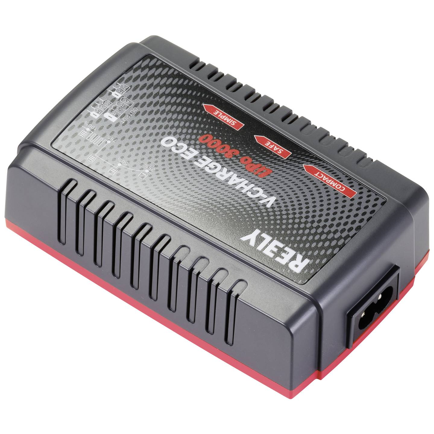 REELY V-CHARGE ECO LIPO 3000 Modellbau-Ladegerät 35W 2-4 Zellen LiPo 100-240V - 4064161221120