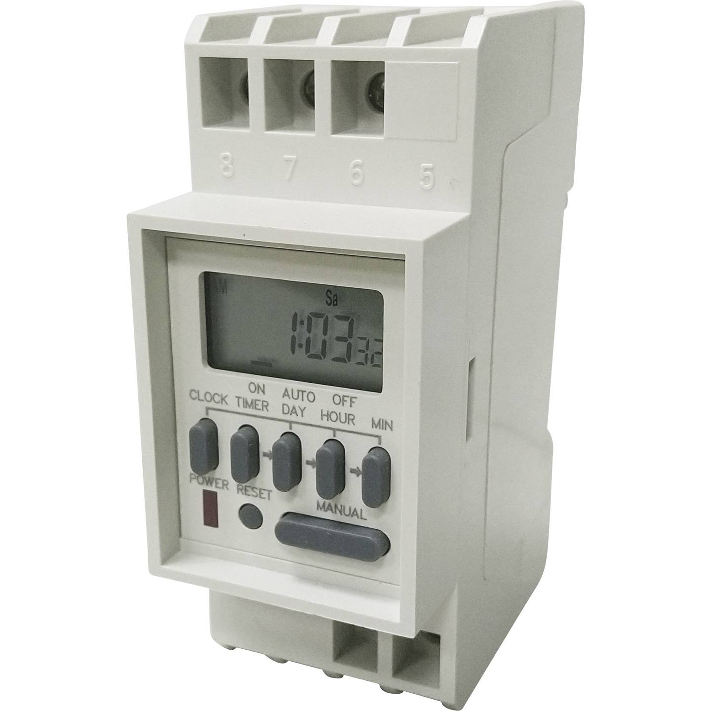 C-Control Hutschienen-Zeitschaltuhr TM-848-2 digital 230V 4000W Timerfunktion - 4053199982219