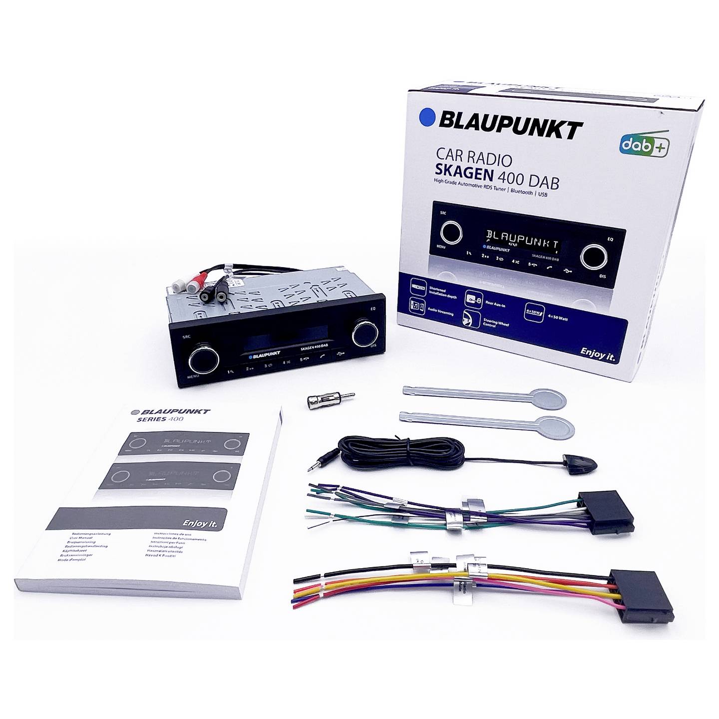 Blaupunkt CODEM Autoradio DAB FM AM Bluetooth 4x50W LCD Multi Color - 4260499852382