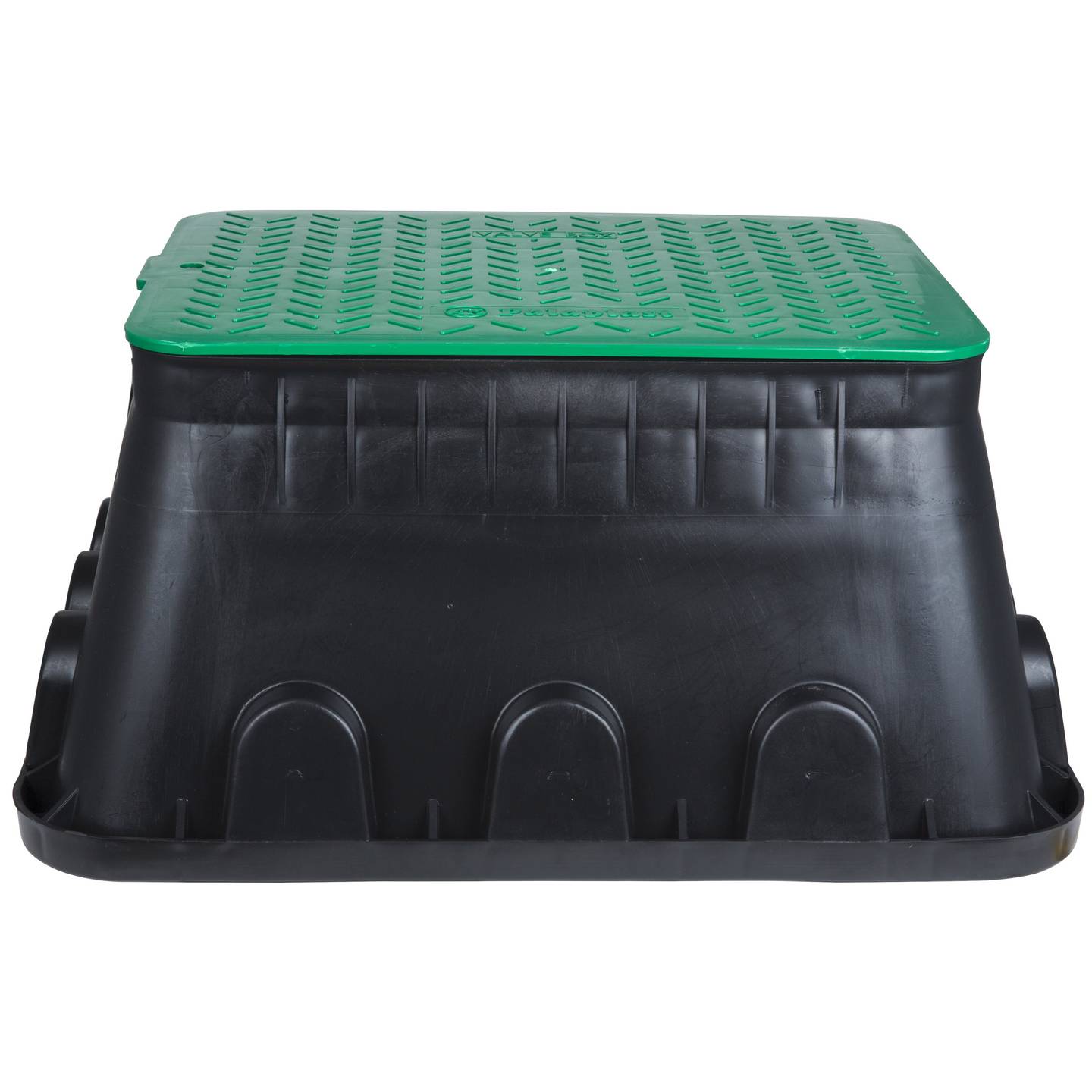 Heitronic 21042 Bodeneinbaudose Gartensteckdosen Stromverteilerdose Schwarz Grün - 4002940210422