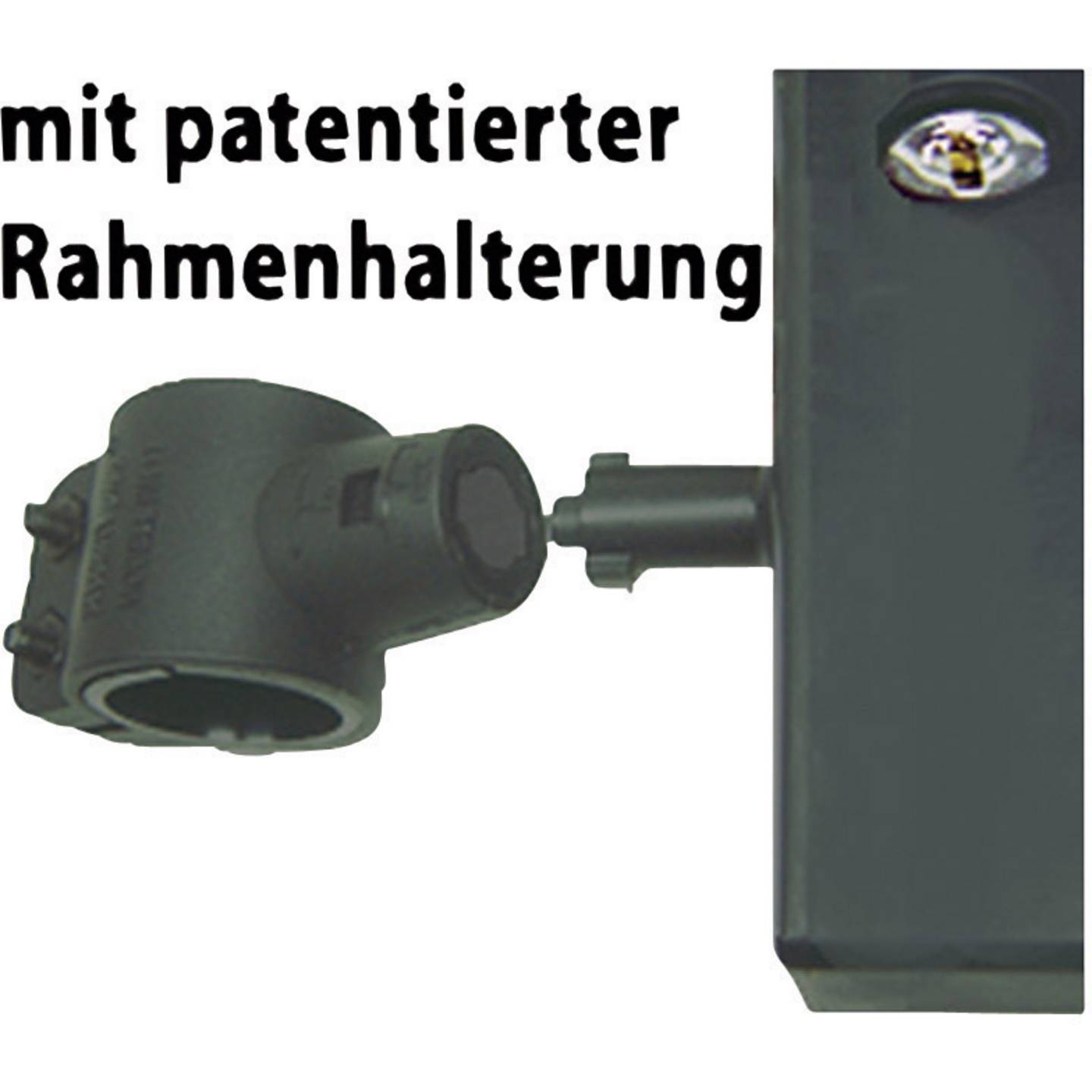 Security Plus Kabelschloss AL07 mit Alarm und Bewegungsmelder schwarz 1200mm - 4016232064143