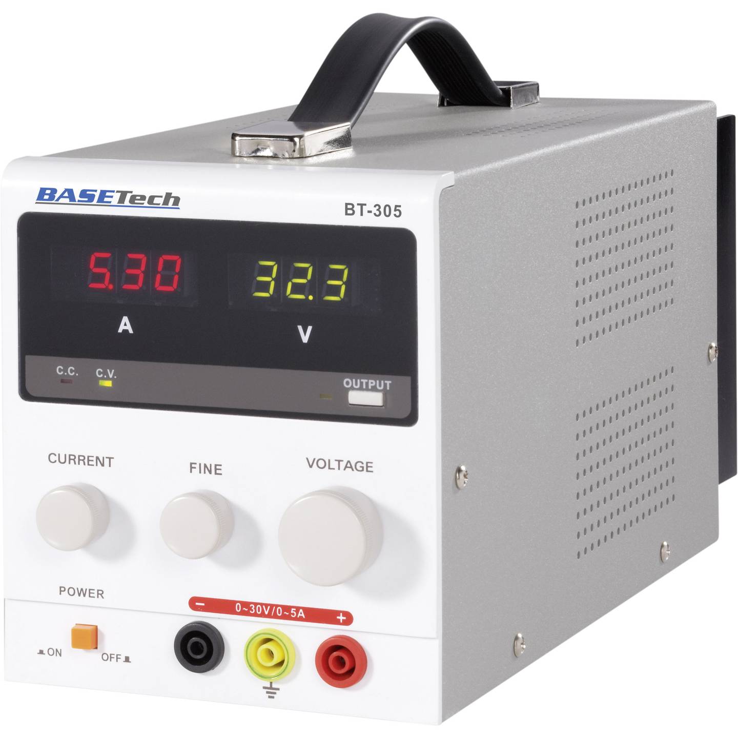Basetech BT 305 Labornetzgerät Netzteil Netzgerät einstellbar 0-30V 0-5A 150W - 4016138679137
