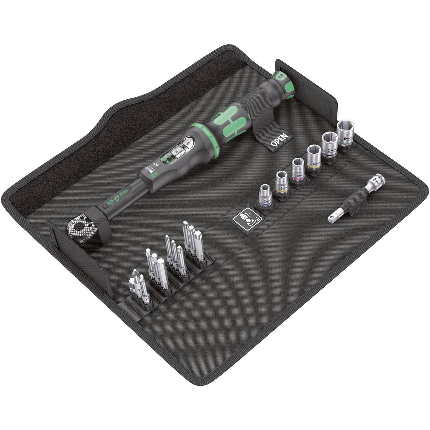 Wera Drehmomentschlüssel Click-Torque A 6 1/4" 2.5-25Nm mit Umschaltknarre 290mm - 4013288205643