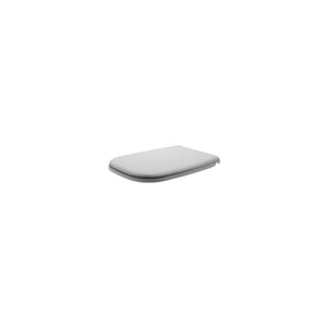 B-Ware Duravit WC-Sitz D-Code Weiß mit verdeckten Edelstahlscharniere Bad WC-Sitz 78cm