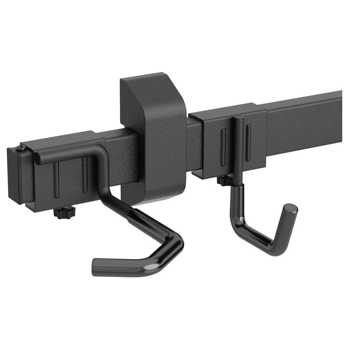 Elevar Fahrradwandhalter 3-fach Wandhalterung Stahl Kunststoff schwarz 824x180mm - 4064161471655