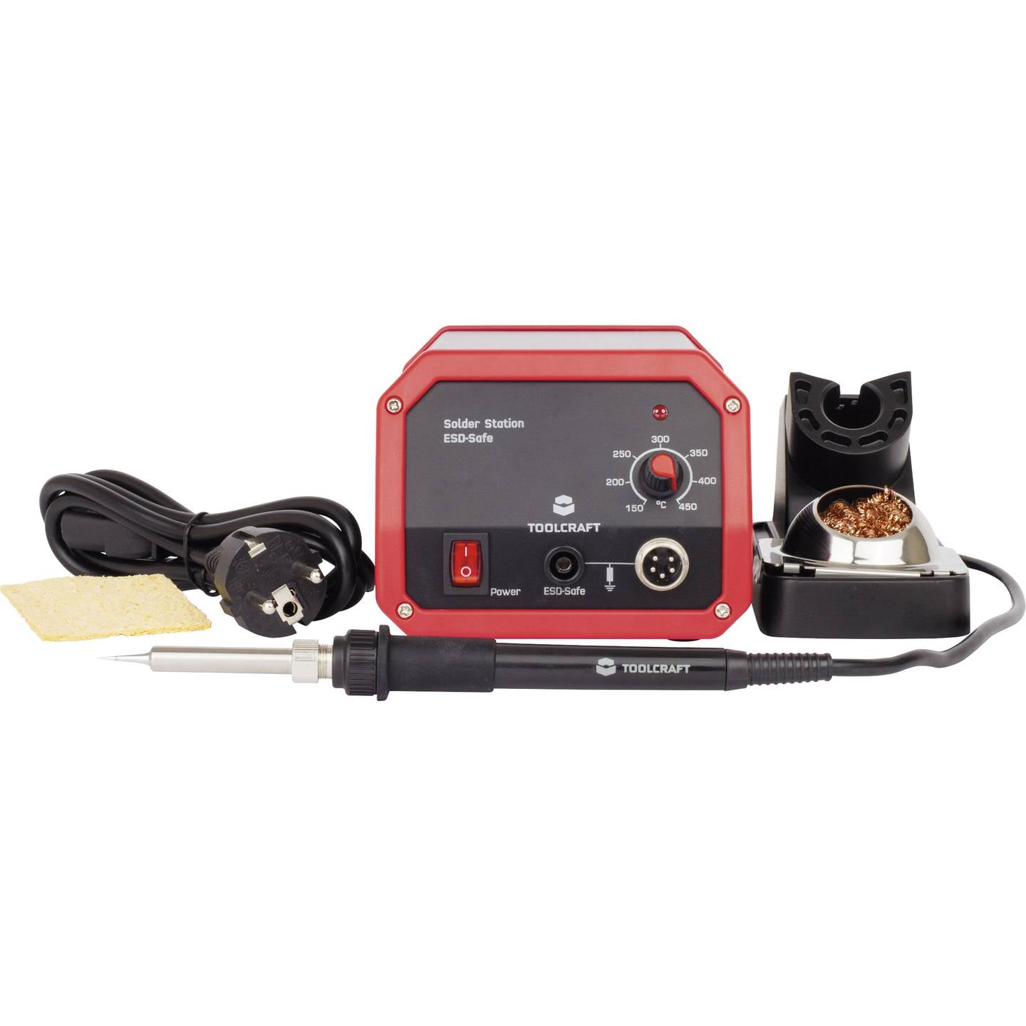 Toolcraft Lötstation Lötkolben analog 100W 150-450°C Handlöten inkl. Lötspitze - 4016139199061