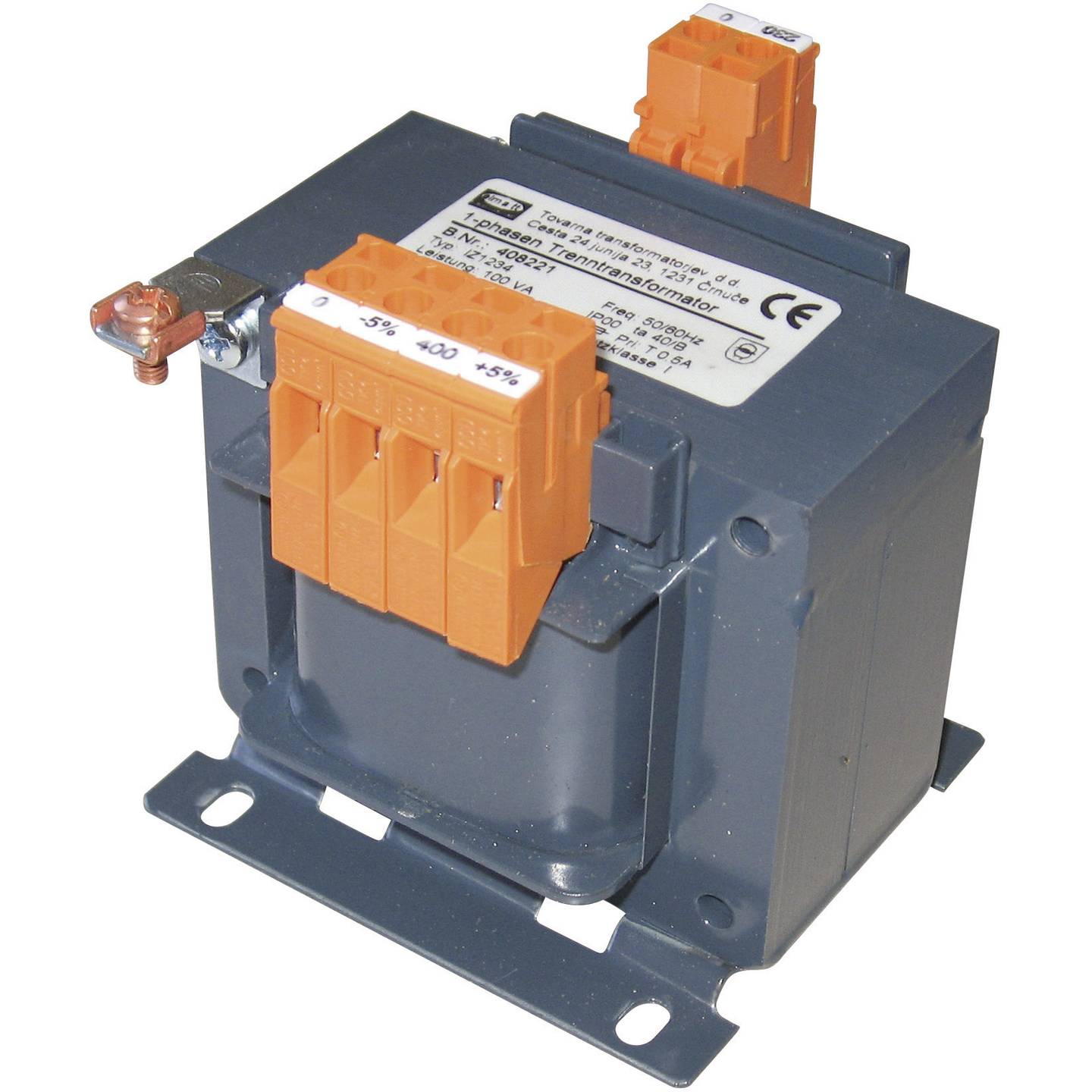 elma TT Trenntransformator IZ1232 400V 230V 25VA 110mA Schraubklemme offen - 4016138818932