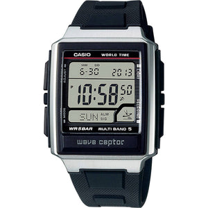 B-Ware Casio Funk Armbanduhr Wave Ceptor WV-59R-1AEF Edelstahl Resin 48.3x39x12.5mm