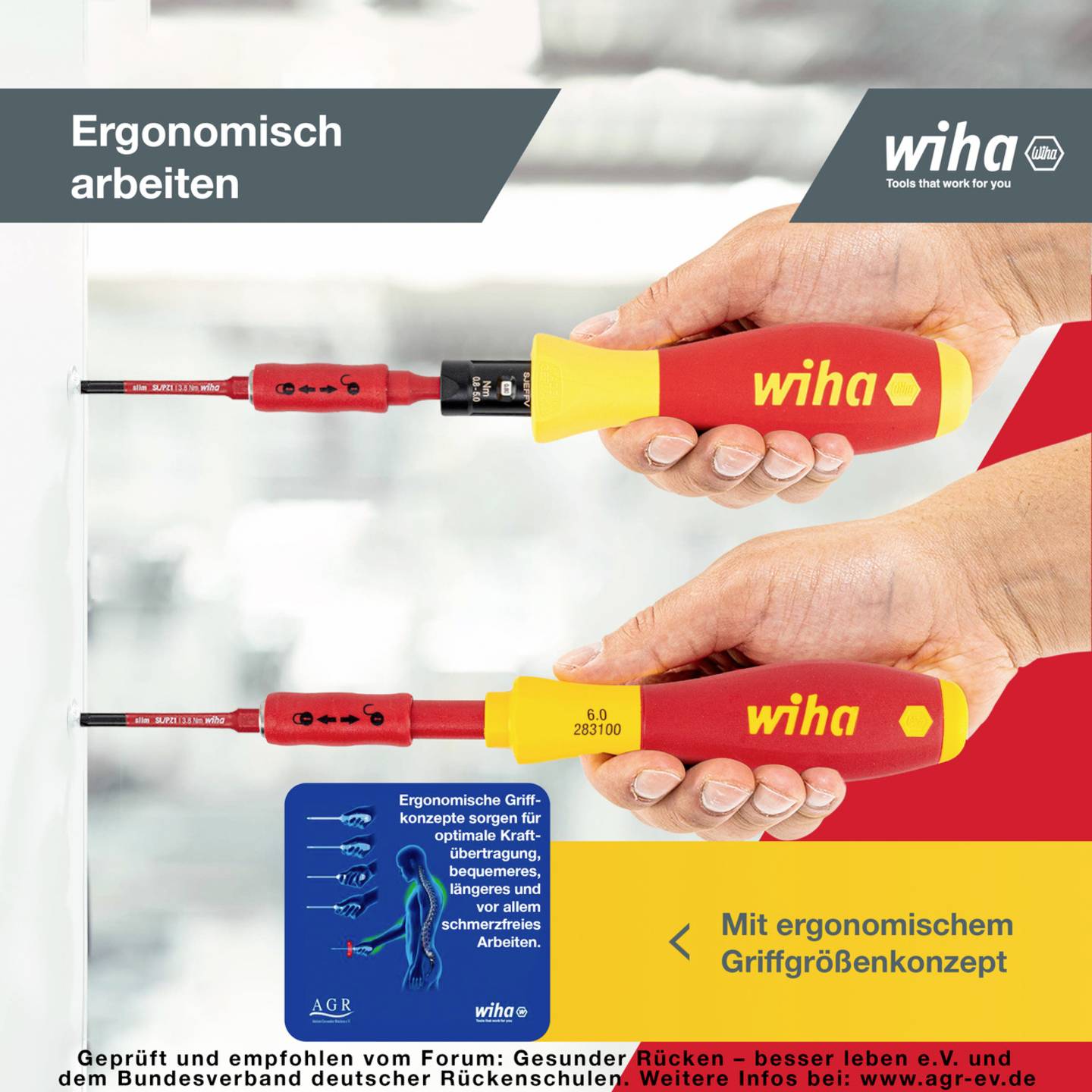 Wiha VDE Drehmoment-Schraubendreher-Set 14tlg 0,8-5 Nm DIN EN 60900 - 4010995406745