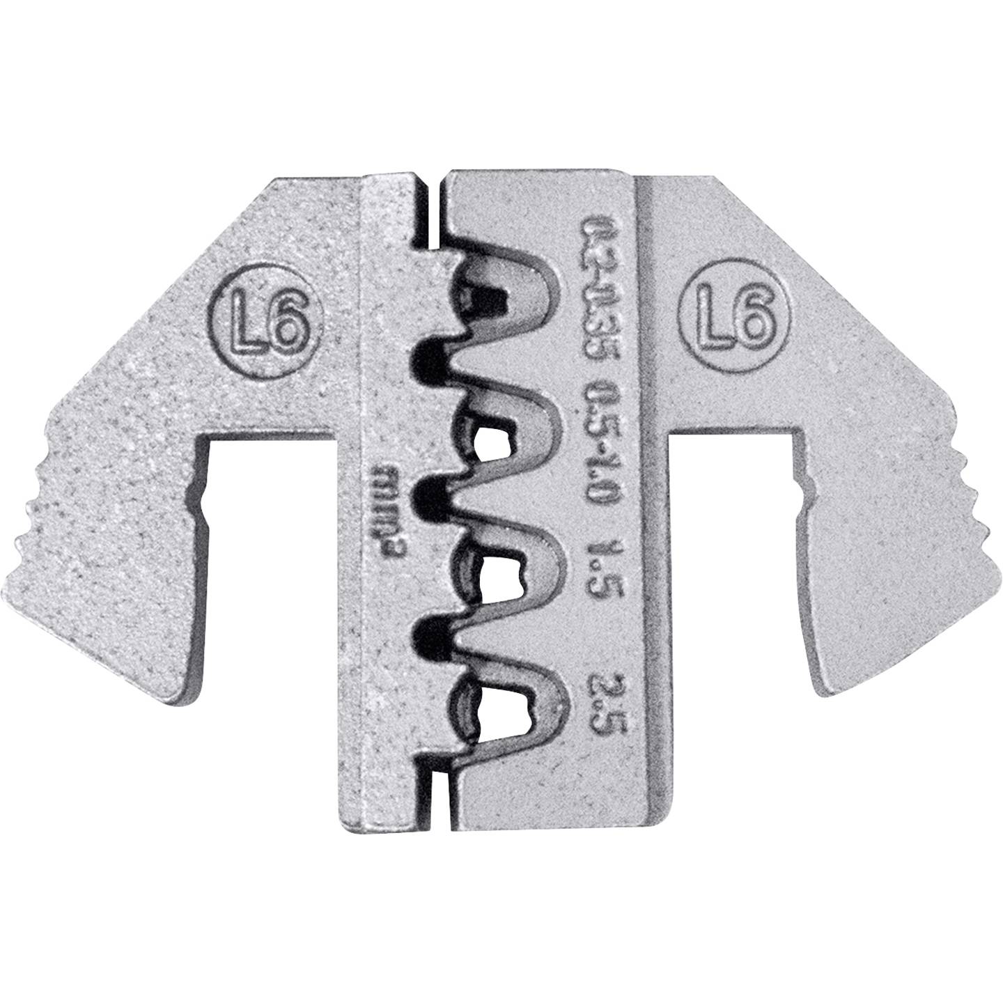 Toolcraft Crimpeinsatz MCP 2.8 Kontakt zinkphosphatiert 0.5 bis 2.5 mm² robust - 4064161333496