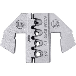 B-Ware Toolcraft Crimpeinsatz MCP 2.8 Kontakt zinkphosphatiert 0.5 bis 2.5 mm² robust