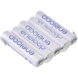 B-Ware Panasonic Akkupack eneloop Reihe F1x5 5x Micro AAA NiMH 6V 750mAh Z-Lötfahne 1St