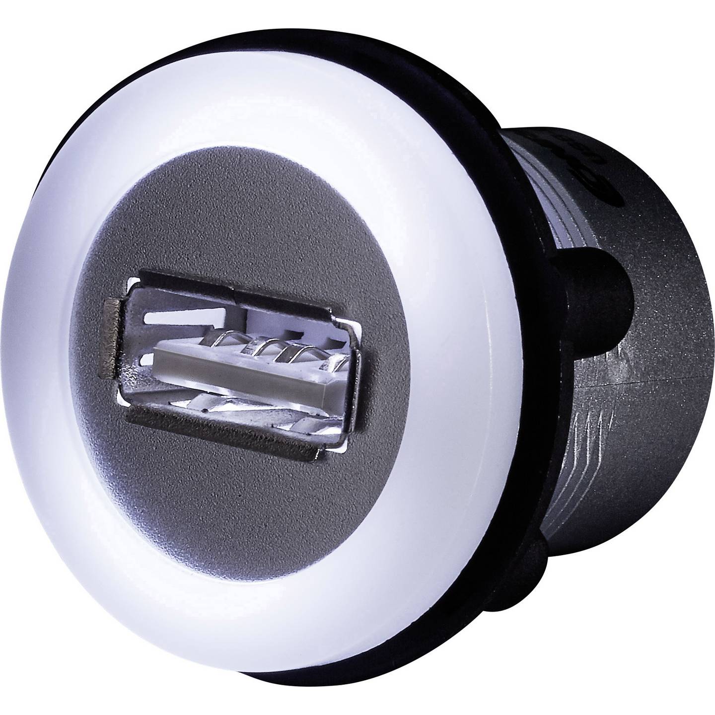 TRU COMPONENTS USB A Kabel Verbindungskabel Adapter Beleuchtung Schwarz 1,5 m - 4016139086453