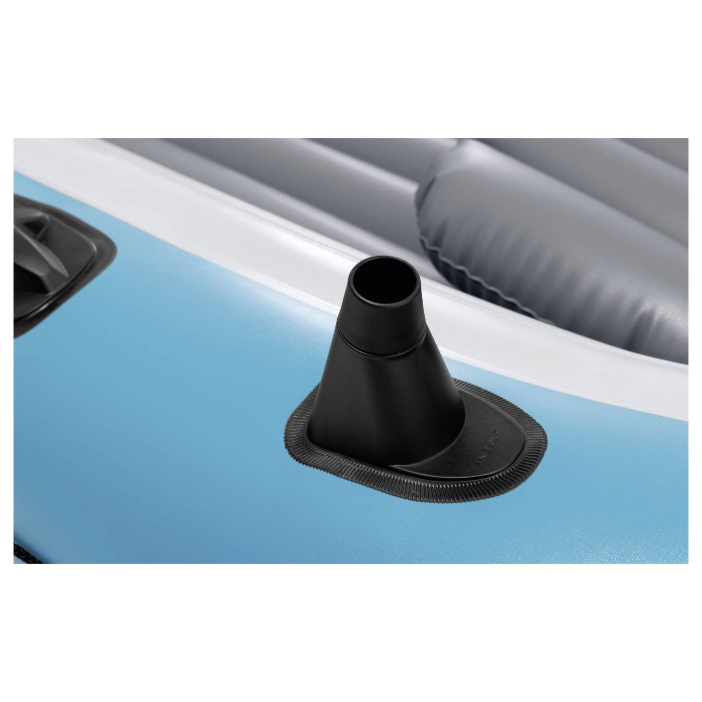 Intex Excursion 4 Bootset Sportboot 4 Personen 500kg Aluminium Paddel 315x165cm - 6941057430621
