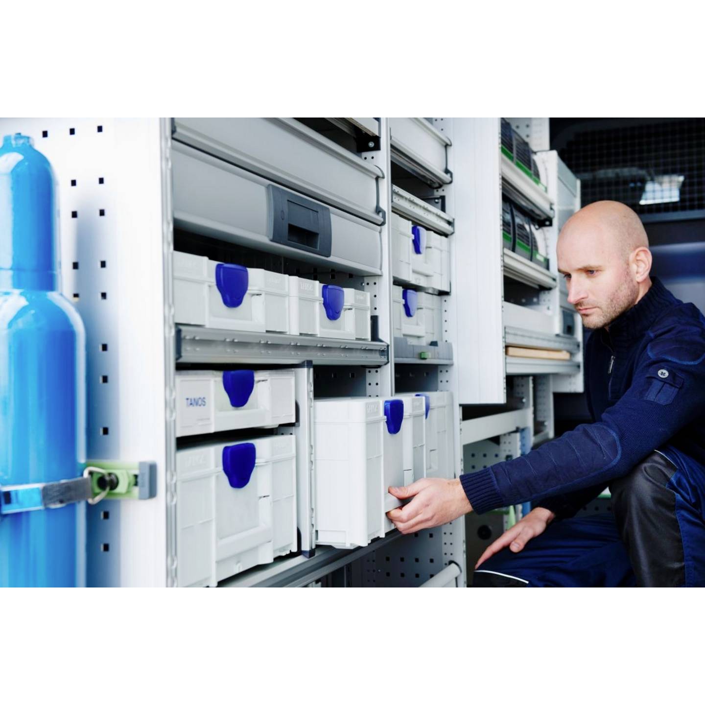 Tanos Transportkiste Systainer³ M 337 ABS Kunststoff Lichtgrau 296x396x330mm - 4063104001034