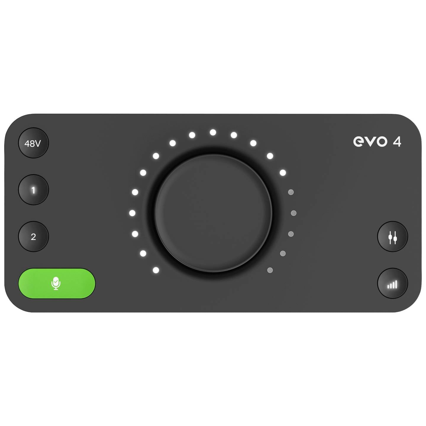 Audient Audio Interface EVO 4 Smartgain Loopback 2 XLR Eingänge 3.5mm Ausgang - 5060374260368