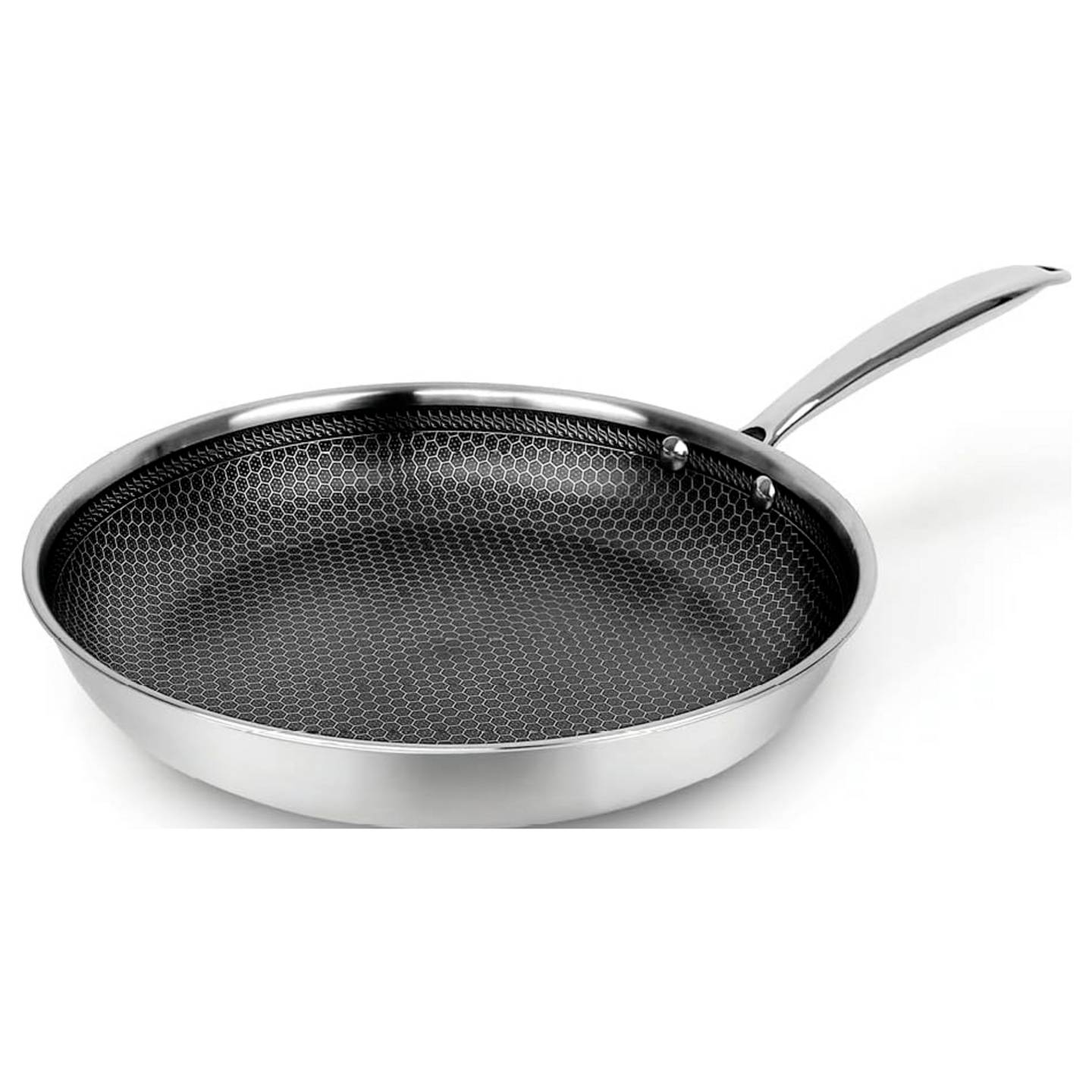 Qulinart Bratpfanne Pfanne 3fach Antihaftbeschichtung Bratpfanne 28cm schwarz - 5404014579883