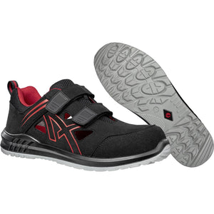 B-Ware Albatros Sicherheitssandale S1 CLIFTON AIR LOW ESD SRC schwarz rot Größe 44