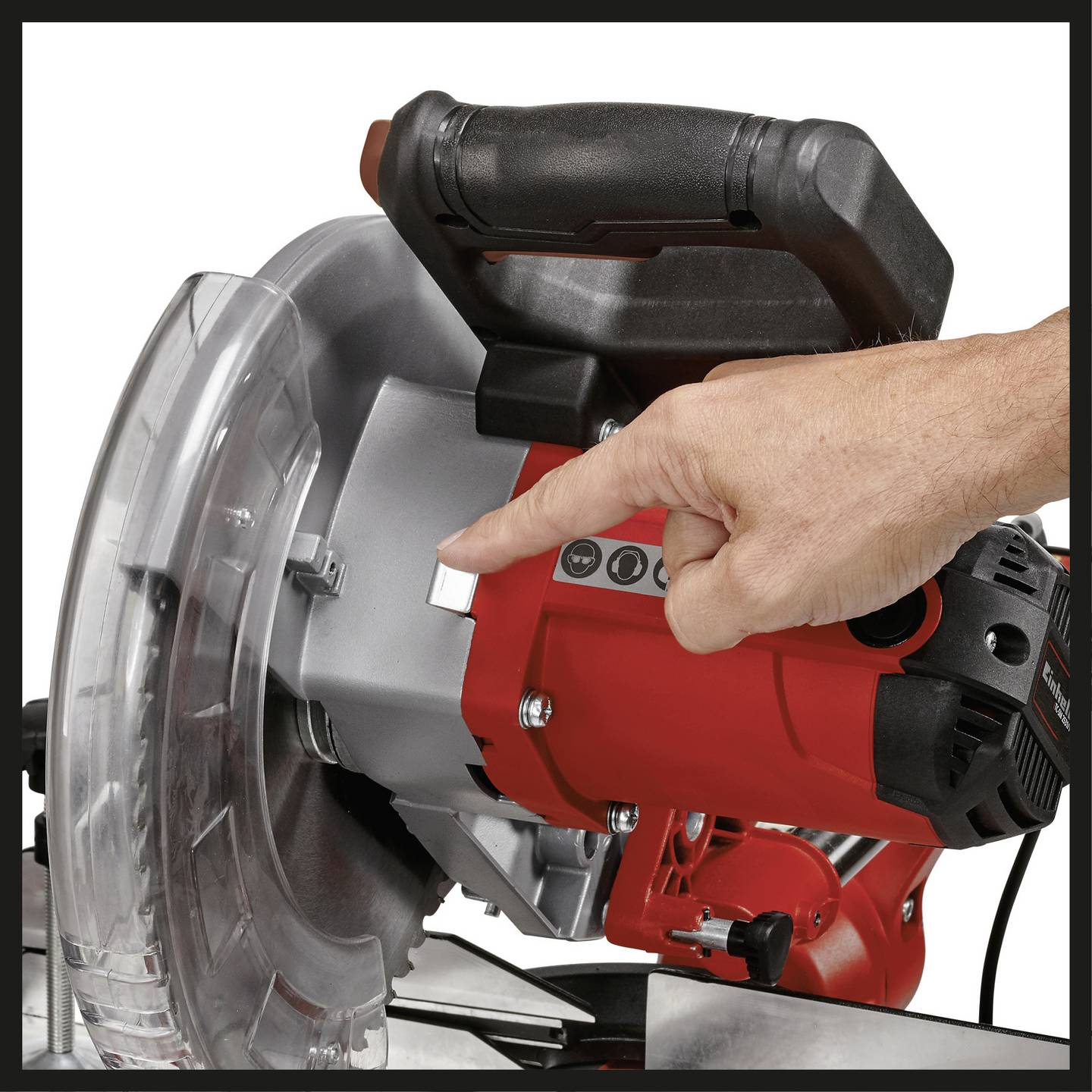 Einhell Zug-Kapp-Gehrungssäge TC-SM 2531/2 U Säge mit Auflagen für lange - 4006825645637