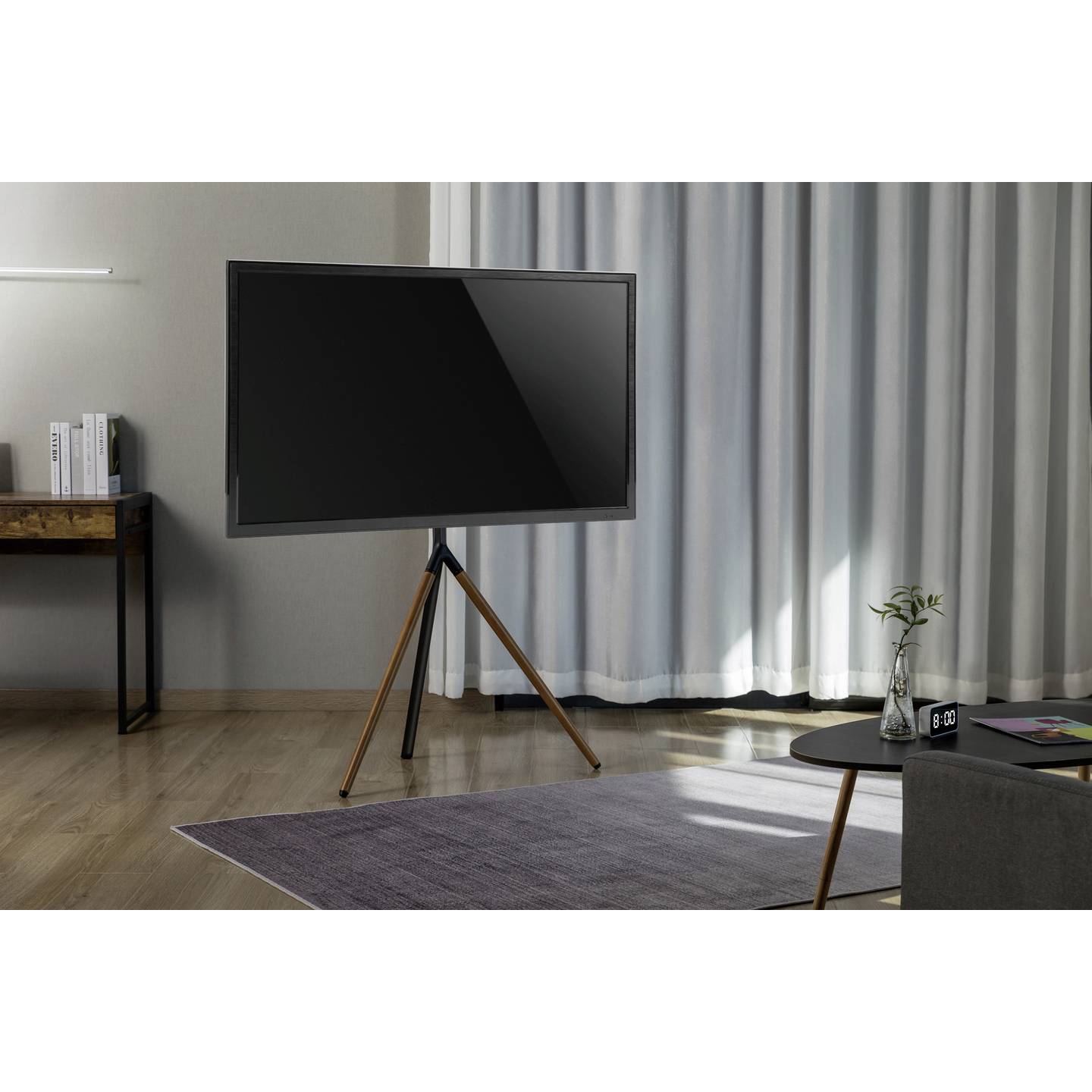 SpeaKa Professional TV-Standfuß Ständer Fernseher 114,3-165,1 cm Bodenständer - 4064161407814