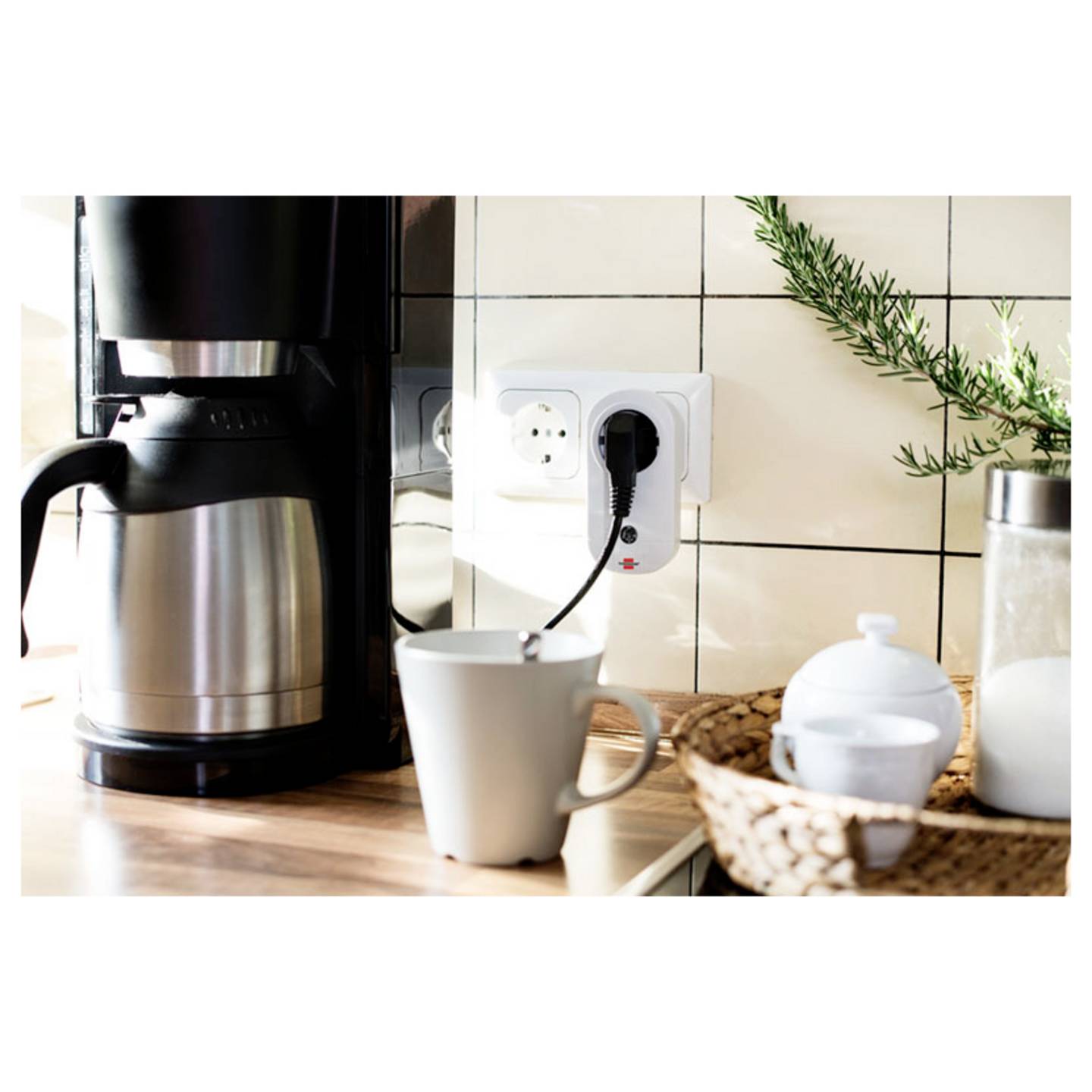 Brennenstuhl Funk Steckdosen-Set Innenbereich 1000W Komfort Funksteckdose weiß - 4007123643561
