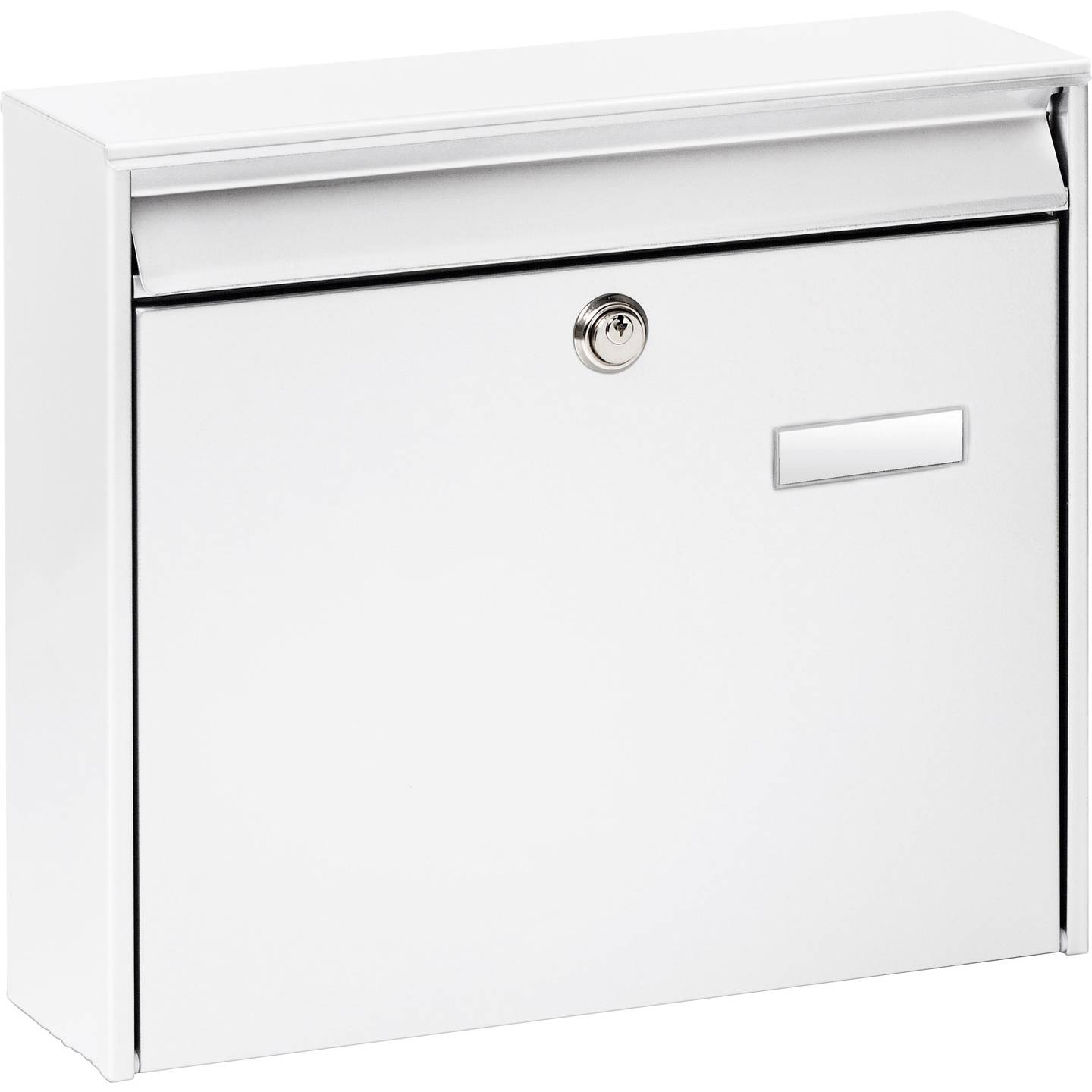 Burg Wächter Briefkasten Potsdam 877 DIN C4 Öffnungsstopp weiß funktional 78cm - 4003482202609