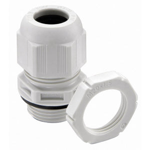 B-Ware Wiska Kabelverschraubung M40 Polyamid Lichtgrau IP69K 10 Stück ESKV-SET 40