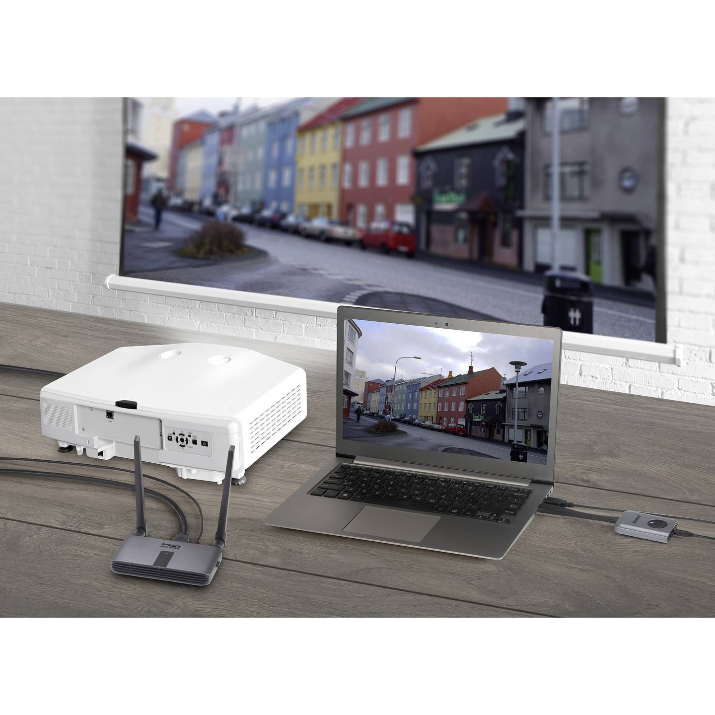 SpeaKa Professional HDMI Funkübertragung Set drahtlose Videoübertragung - 4064161219936
