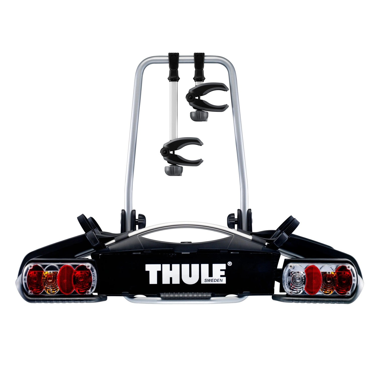 Thule Fahrradträger PKW 920 Euroway G2 Silber klappbar 2 Fahrräder 13-polig - 7313020067032