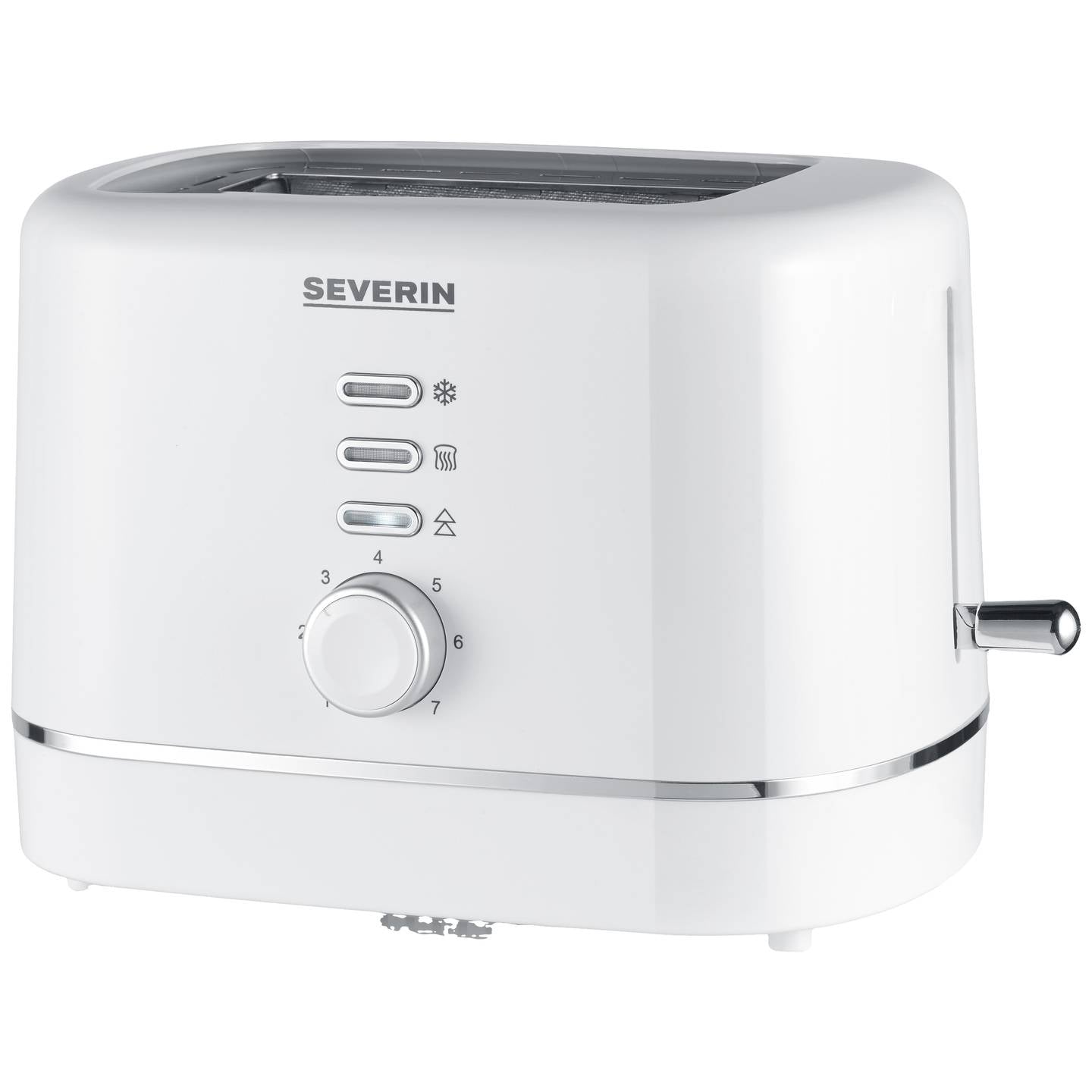 Severin Toaster Brotröster AT 4324 Toastautomat 850W weiß kompakt 280x182mm - 4008146044083