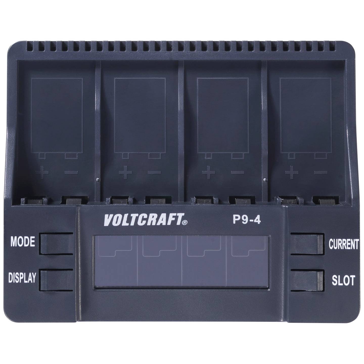 VOLTCRAFT 9V-BLOCK LADER P9-4 Akku Ladegerät für 9V Blockbatterien 500mA - 4016139164199