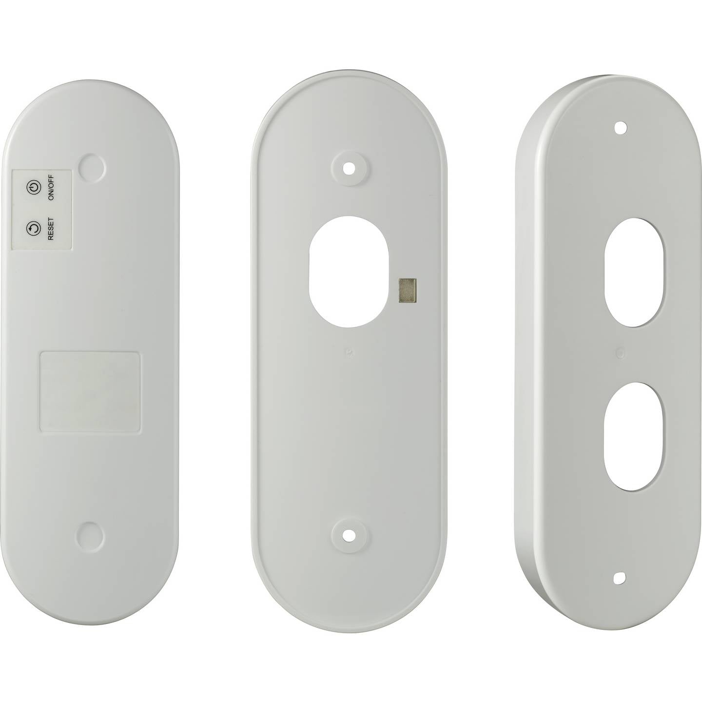 Sygonix IP-Video-Türsprechanlage WLAN Außeneinheit Weiß 1080p Kamera Alexa 76mm - 4064161160627