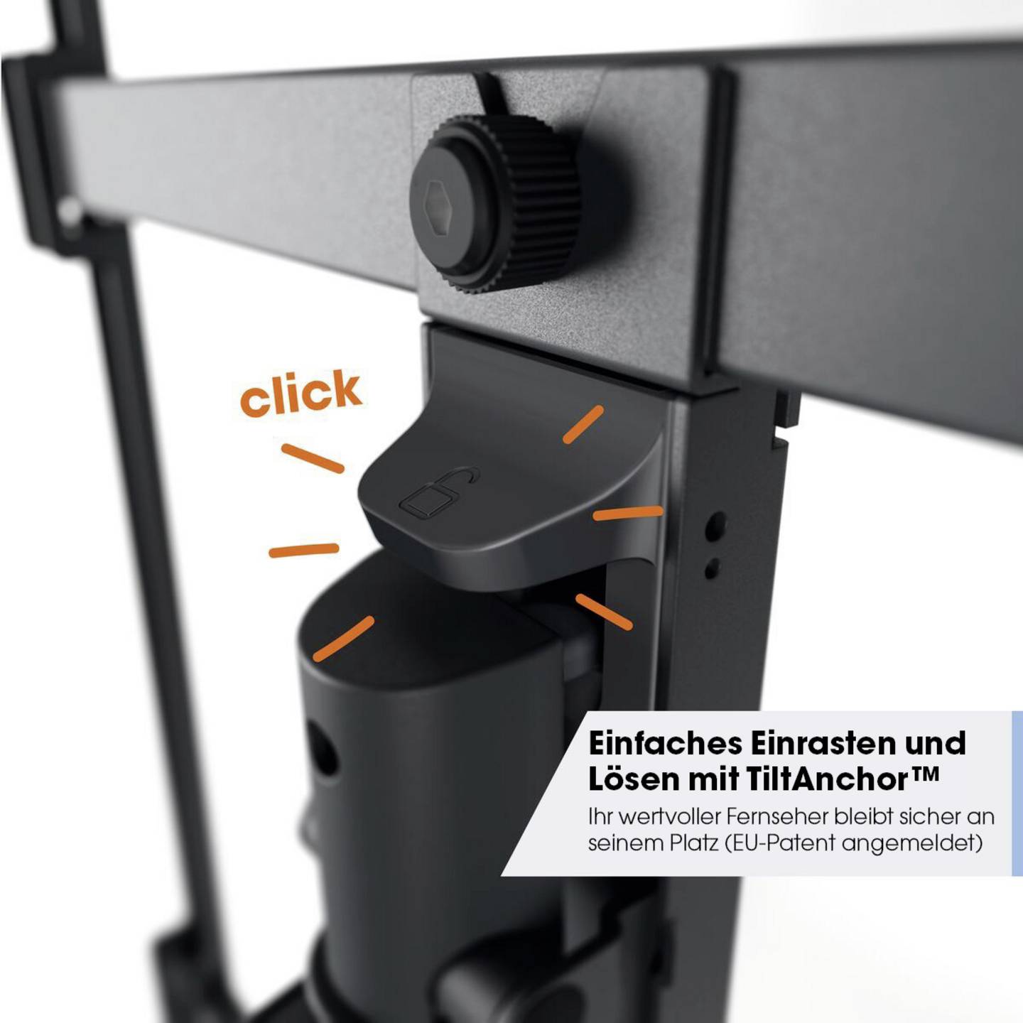TV Wandhalterung Halter Vogel's TVM 3445B Schwarz Schwenkbar Neigbar Fernseher - 8712285347788