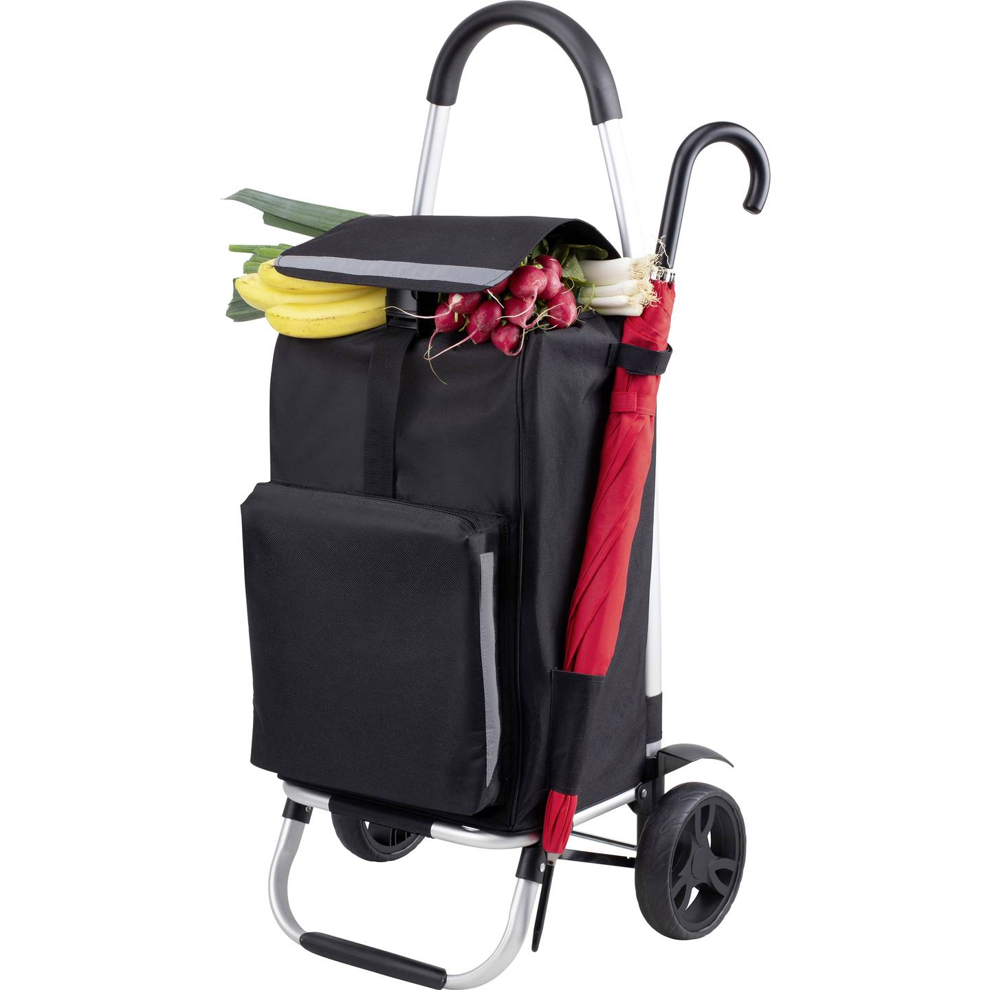 Metafranc Einkaufstrolley WU6816800 45 x 103 x 36 cm, faltbar und leicht - 4004646203968