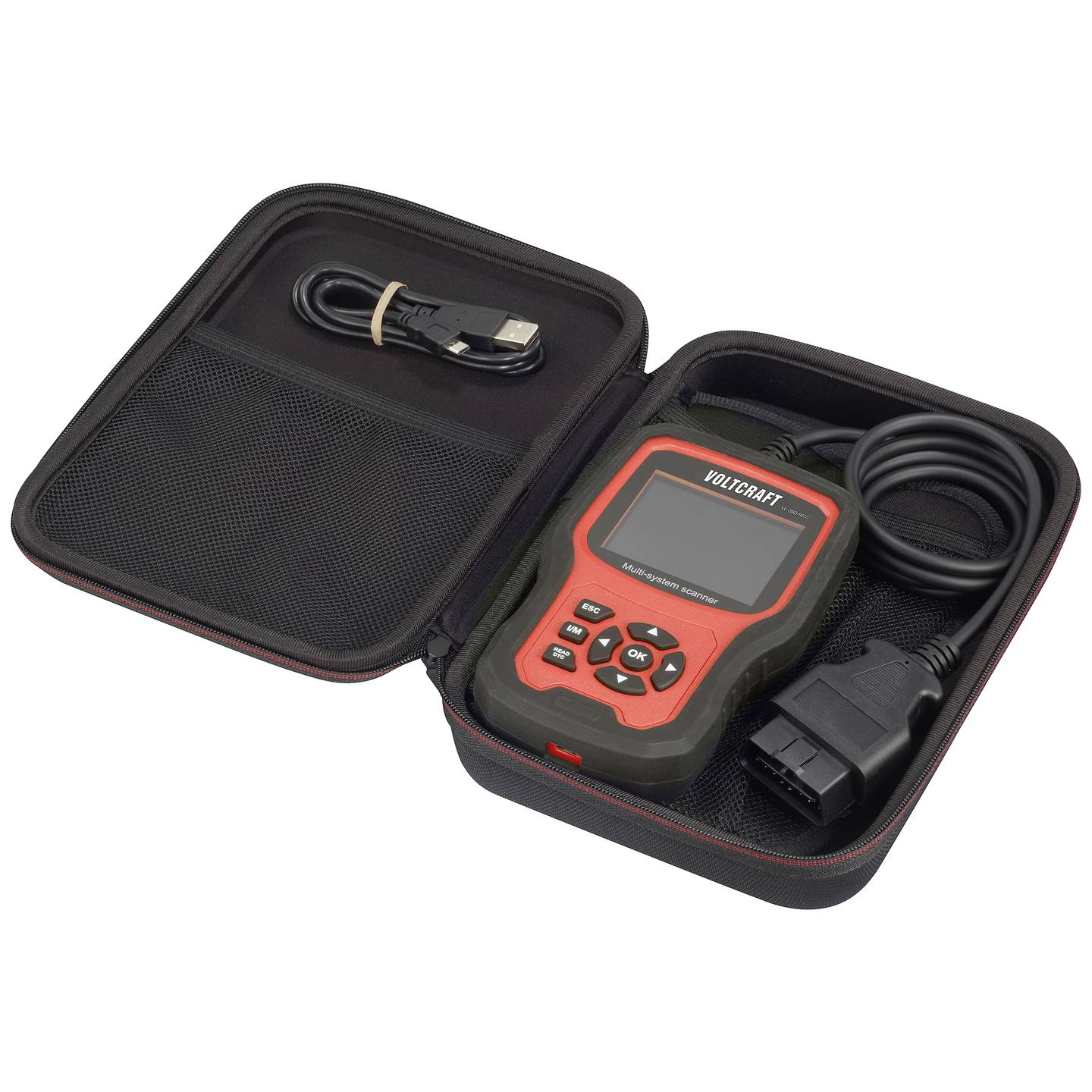 Voltcraft OBD II Diagnosetool VC-OBD-9610 Fahrzeugdiagnose VW Fehlercodes - 4064161230535
