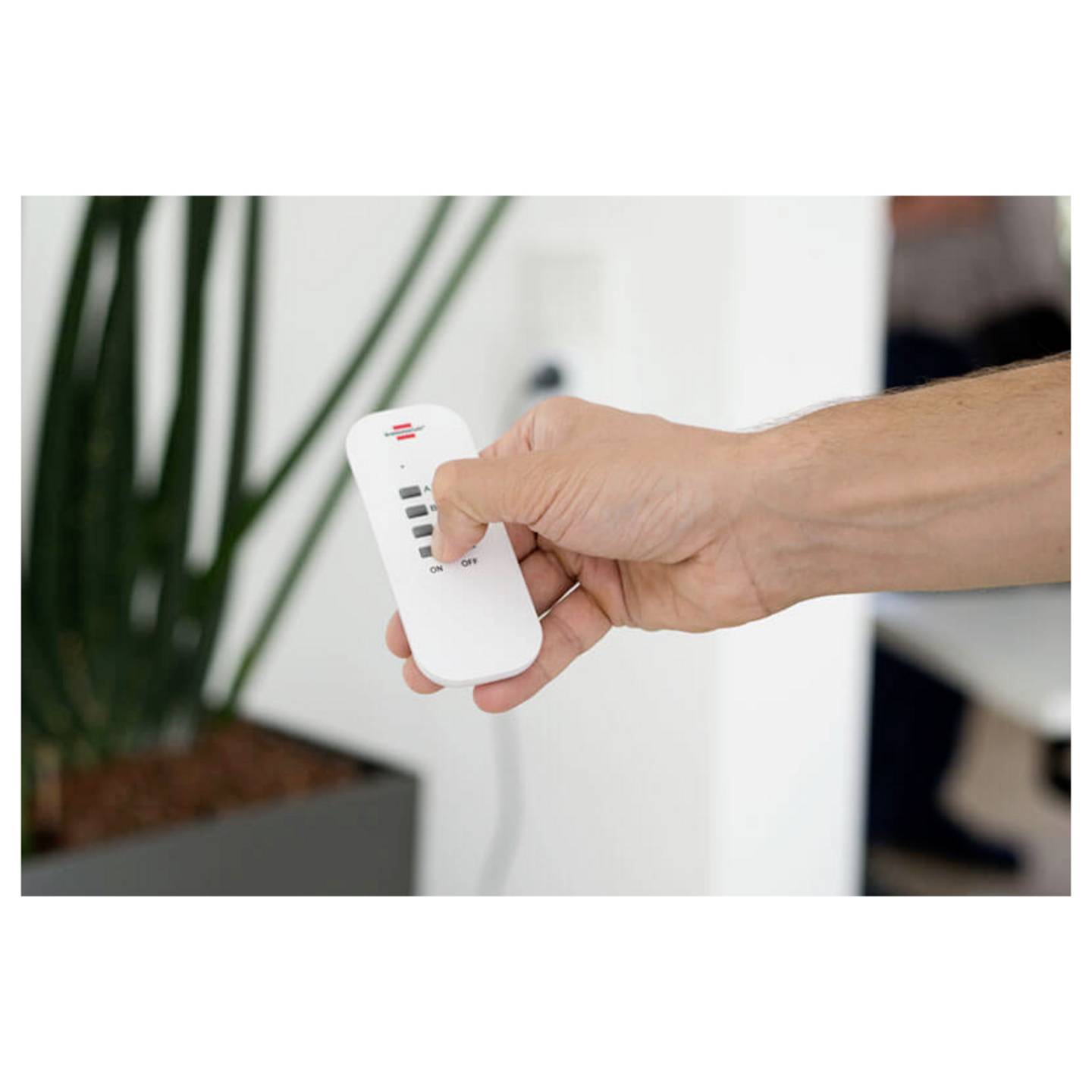 Brennenstuhl Funk Steckdosen-Set Innenbereich 1000W Komfort Funksteckdose weiß - 4007123643561