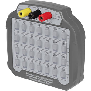 B-Ware Voltcraft Mess-Dekade Widerstand R-Box 02 1 bis 10 M 1 Ω 60 V 293 g kompakt