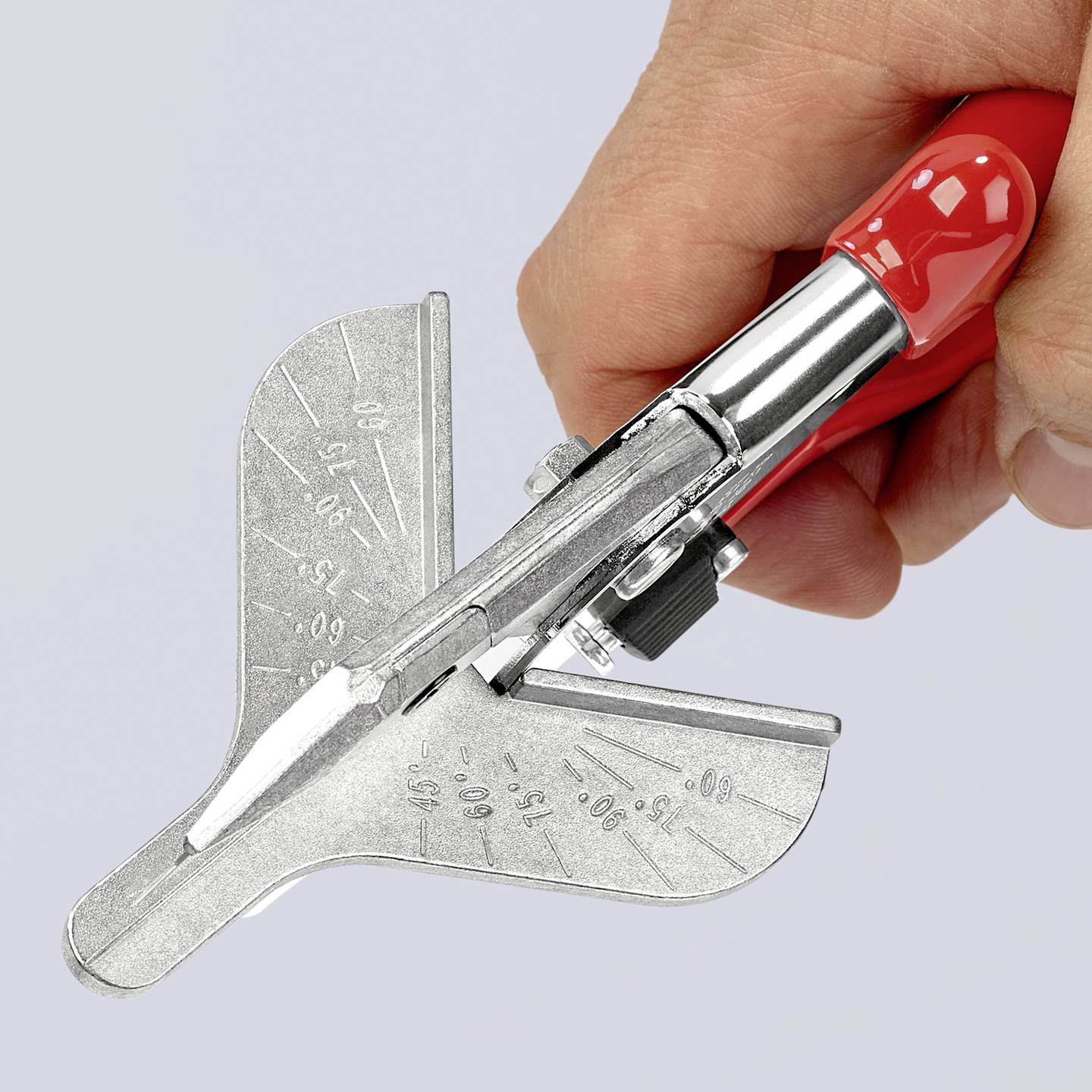 Knipex Gehrungsschere Kunststoffschneider Schere Gummiprofile 215mm 400g - 4003773046974