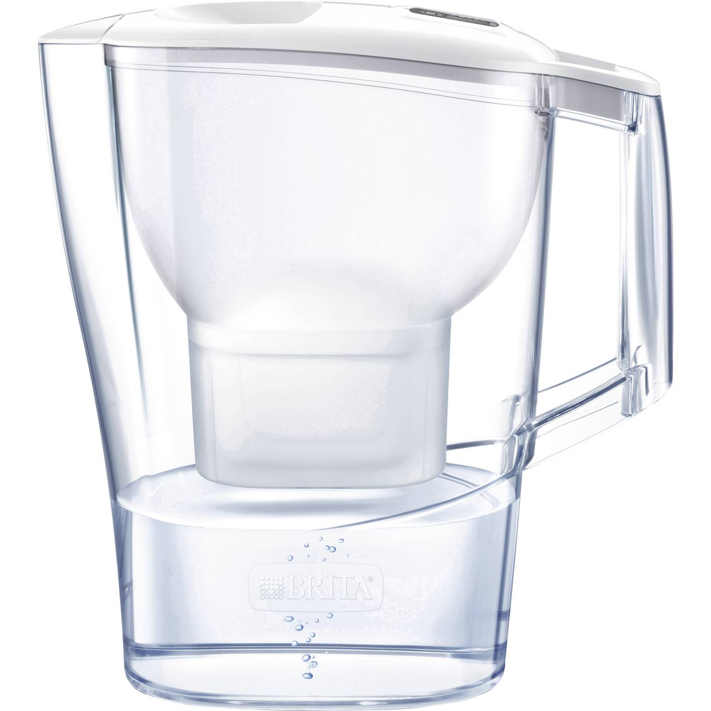 BRITA Wasserfilter-Kanne Filterkanne Aluna Weiß Kartusche Leitungswasser Filter - 4006387076313