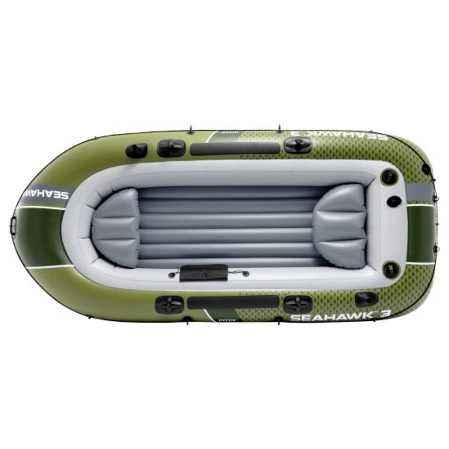 Intex Schlauchboot Boot Set Seahawk 3 Paddel Handpumpe Reparaturflicken - 6941057430652