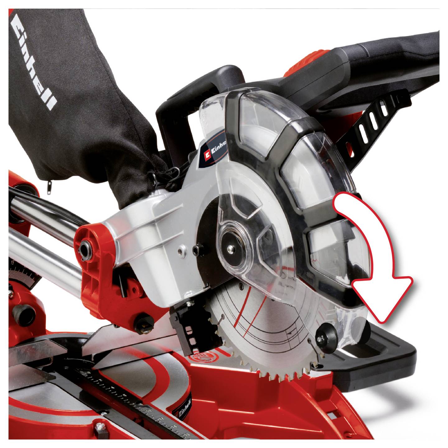 Einhell Zug-Kapp-Gehrungssäge TC-SM 2131/2 Dual 1500W 210mm präzise Sägewerkzeug - 4006825644883