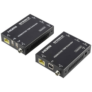 B-Ware SPEAKA PROFESSIONAL HDMI Extender Set 18 Gbps 4096x2160 Hot-Key schwarz