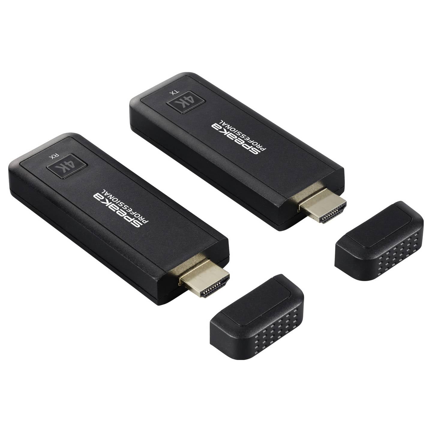 SpeaKa Professional HDMI Funkübertragung 50m 4K 3840x2160 Pixel schwarz Set - 4064161336183