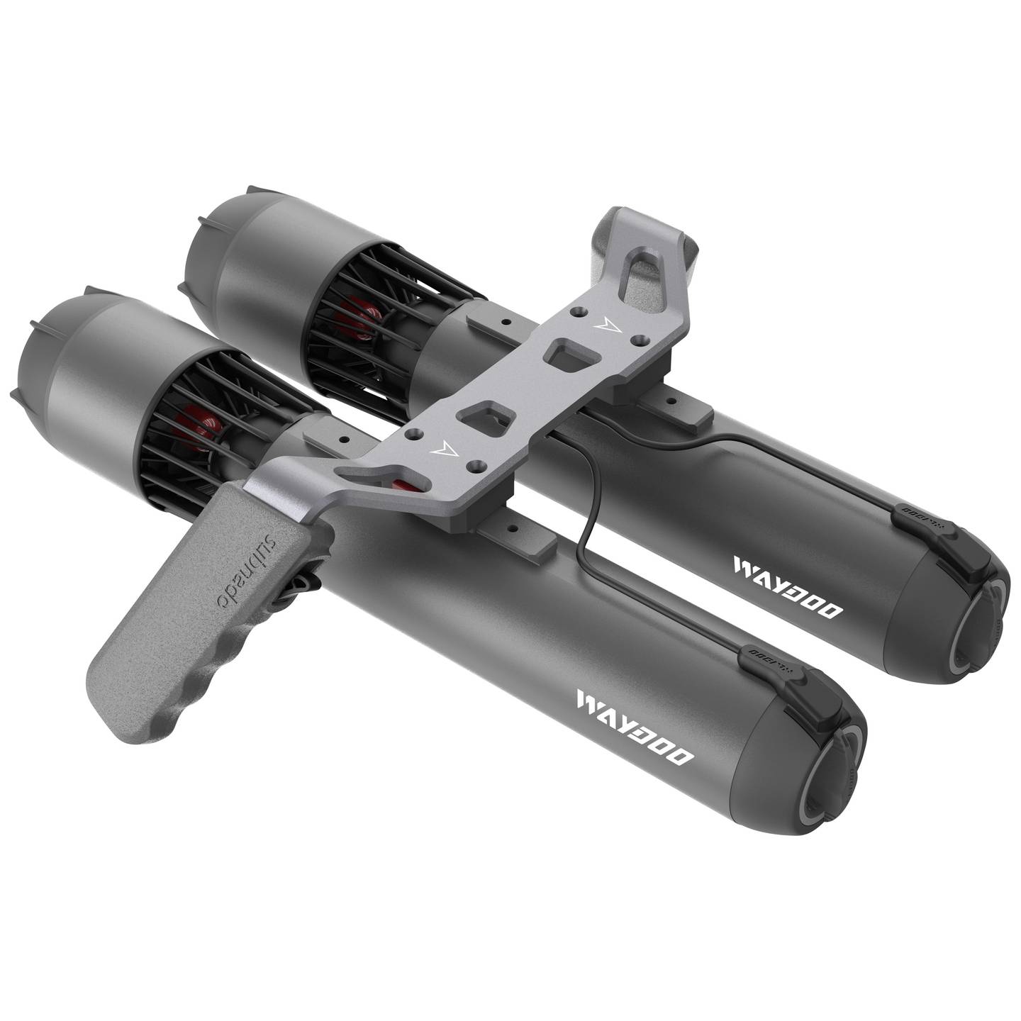 WAYDOO Unterwasser Scooter Griffhalterung Grau für Subnado Twin Motor 1100x500mm - 6974416940837