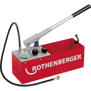 B-Ware Rothenberger Prüfpumpe RP 50 Druckprüfung 60 bar Wasser Öl Glycol 530x185mm