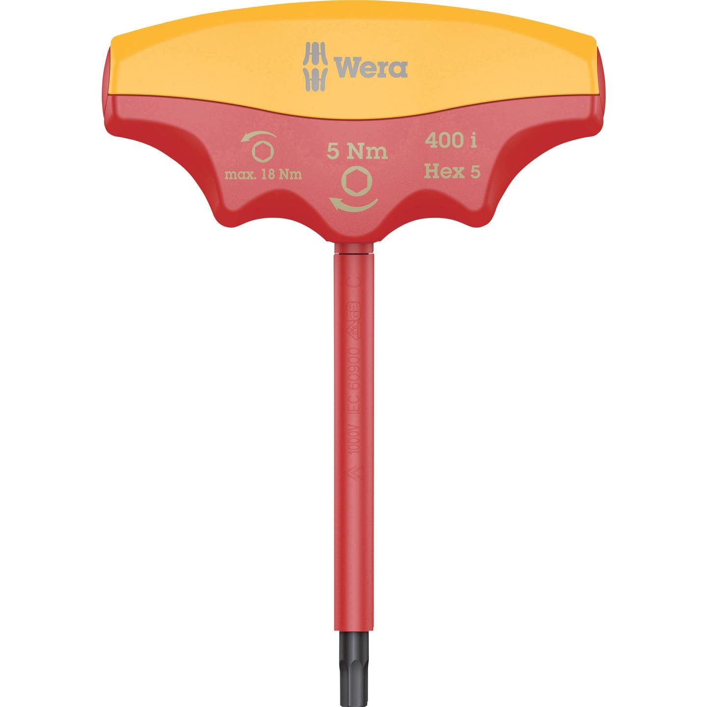 Wera Drehmomentindikator Schraubendreher 400 i VDE Hex Innensechskant Werkzeug - 4013288206398
