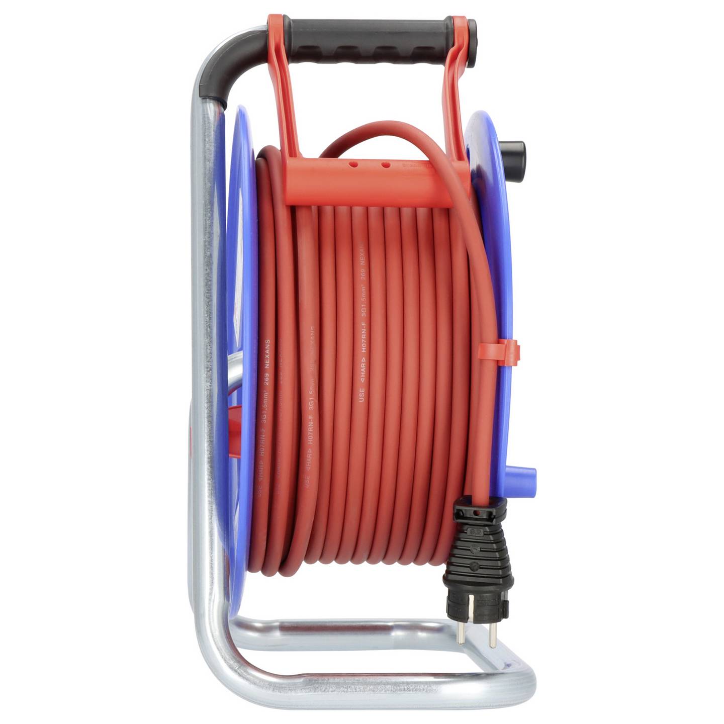 Brennenstuhl Kabeltrommel 50m Rot Schutzkontakt-Stecker 3-fach IP44 Innenbereich - 4007123053940